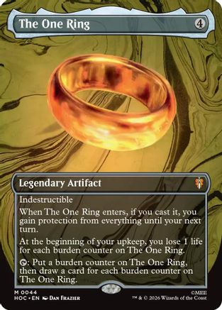 The One Ring (Borderless) (044) - The Hobbit: Eternal-Legal
