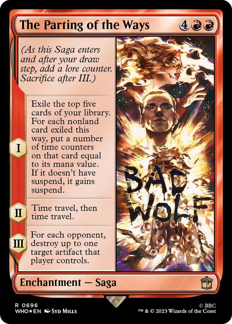 The Parting of the Ways (696) Surge Foil - Doctor Who