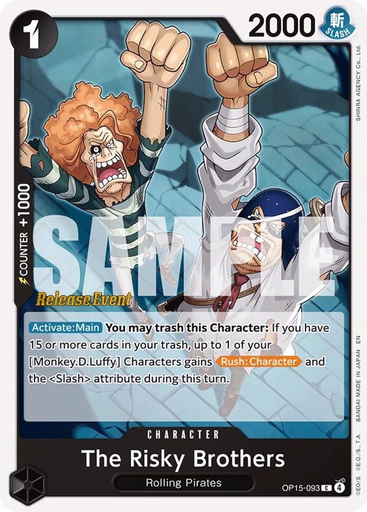 The Risky Brothers (OP15-093) Release Event Cards
