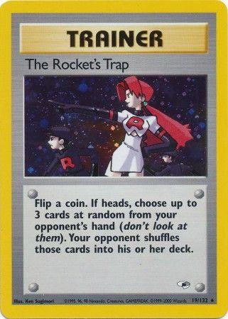 The Rocket's Trap (19) (Unlimited) Holofoil - Gym Heroes