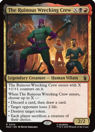 The Ruinous Wrecking Crew (224) - Marvel Super Heroes