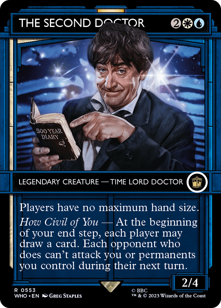 The Second Doctor (Showcase) (553) Foil - Doctor Who