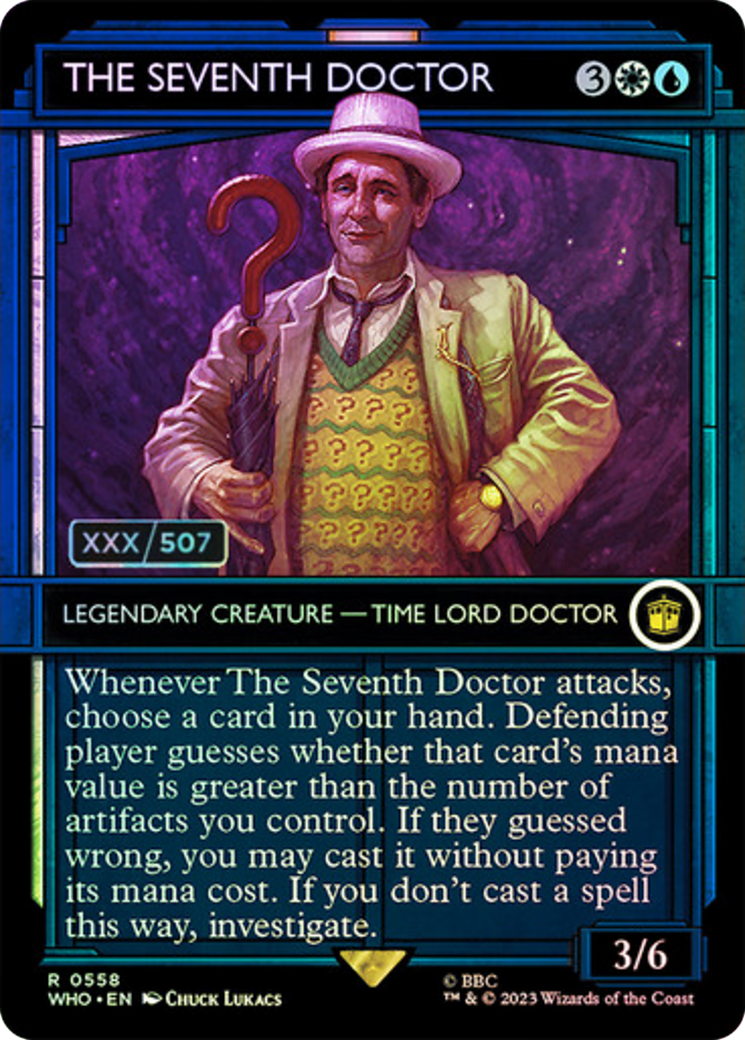 The Seventh Doctor (Serial Numbered) (558) Foil - Doctor Who