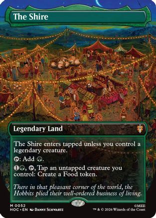 The Shire (Borderless) (052) Foil - The Hobbit: Eternal-Legal