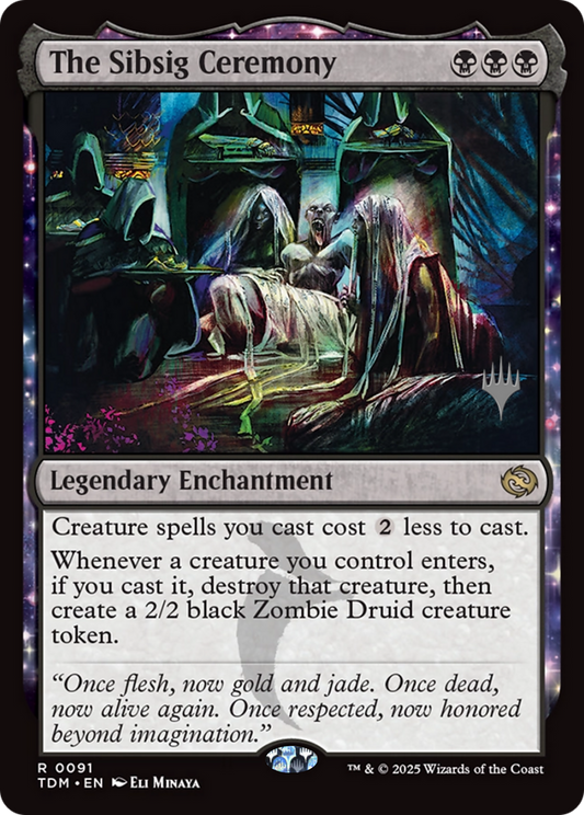 The Sibsig Ceremony (Promo Pack) (091) Foil - Tarkir: Dragonstorm