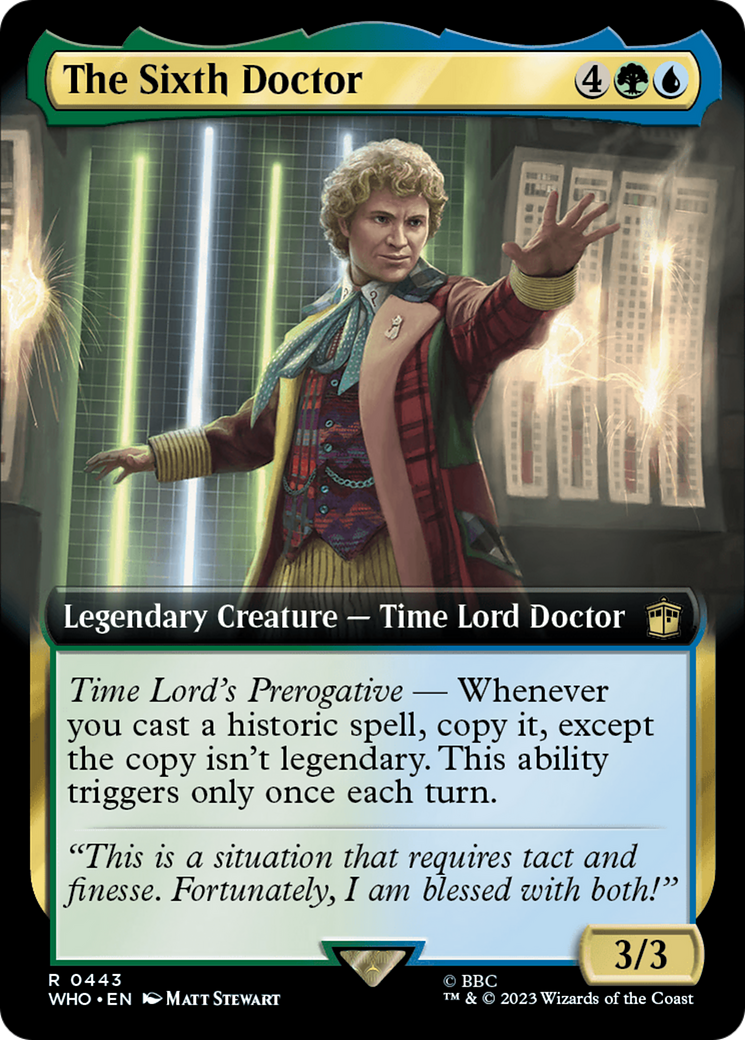 The Sixth Doctor (Extended Art) (443) - Doctor Who