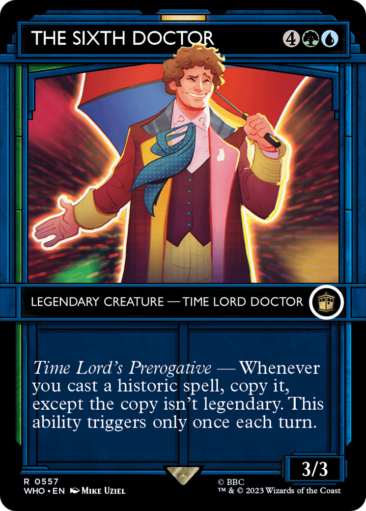 The Sixth Doctor (Showcase) (557) Foil - Doctor Who