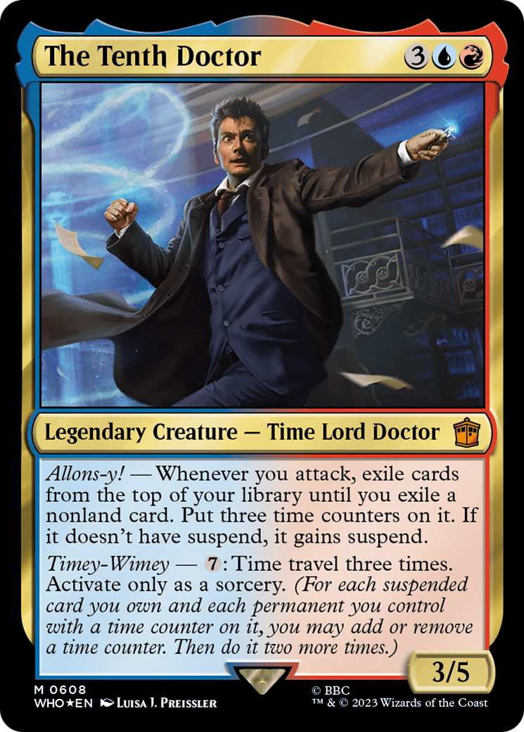 The Tenth Doctor (608) Surge Foil - Doctor Who