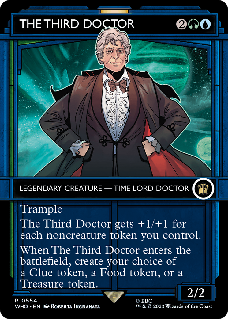 The Third Doctor (Showcase) (554) Foil - Doctor Who