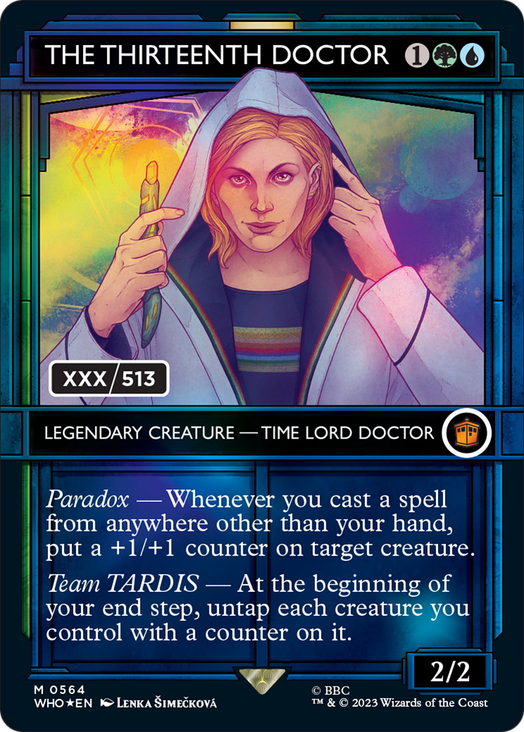 The Thirteenth Doctor (Serial Numbered) (564) Foil - Doctor Who