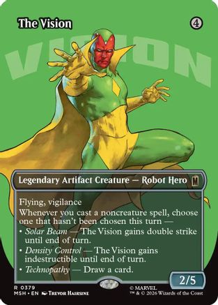 The Vision (Borderless Logo) (379) - Marvel Super Heroes