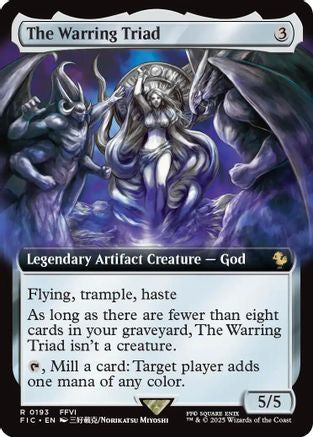 The Warring Triad (Extended Art) (193) - Commander: FINAL FANTASY