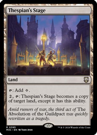 Thespian's Stage (395) Ripple Foil - Commander: Modern Horizons 3
