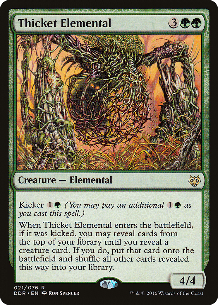 Thicket Elemental (021) - Duel Decks: Nissa vs. Ob Nixilis