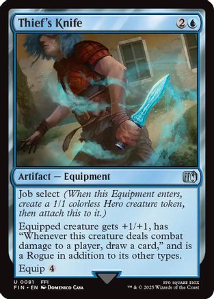 Thief's Knife (081) Foil - FINAL FANTASY