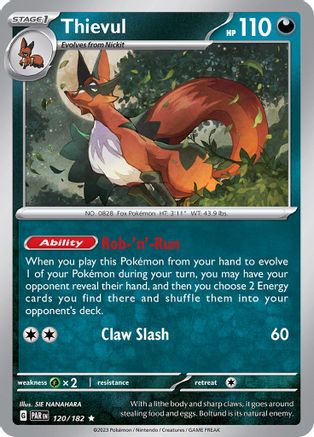 Thievul (120) Reverse Holofoil - Paradox Rift