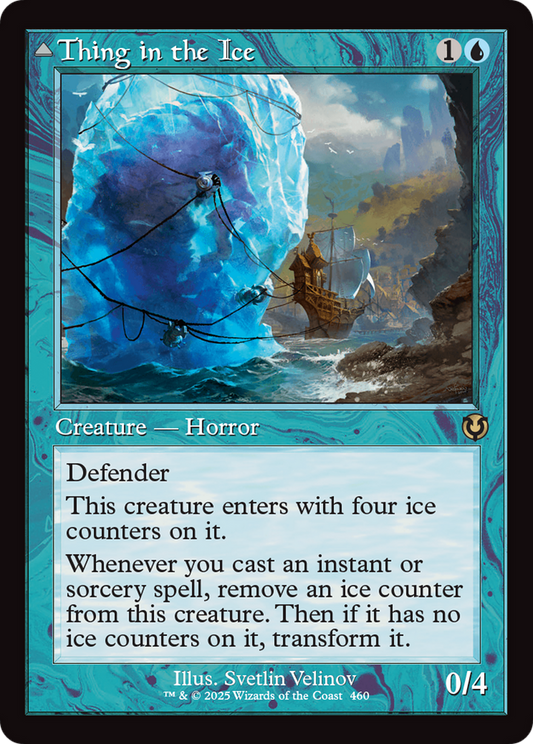 Thing in the Ice // Awoken Horror (Retro) (460) Foil - Innistrad Remastered