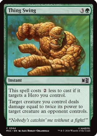 Thing Swing (564) Foil - Commander: Marvel Super Heroes