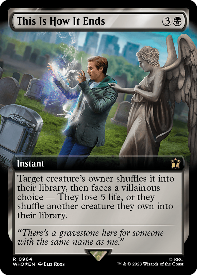 This Is How It Ends (Extended Art) (964) Surge Foil - Doctor Who