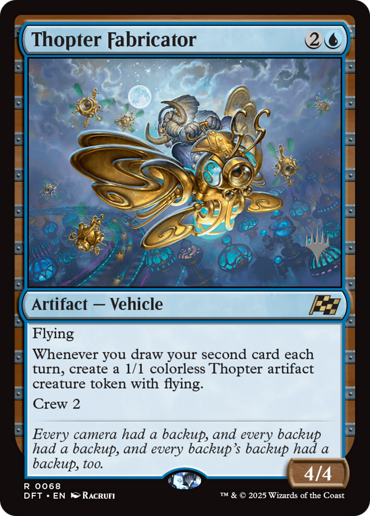 Thopter Fabricator (Promo Pack) (068) Foil - Aetherdrift