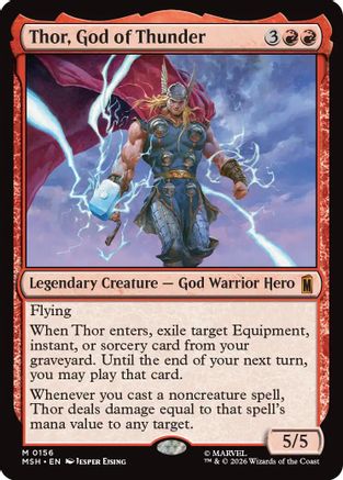 Thor, God of Thunder (156) Foil - Marvel Super Heroes