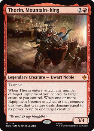Thorin, Mountain-king (114) Foil - The Hobbit