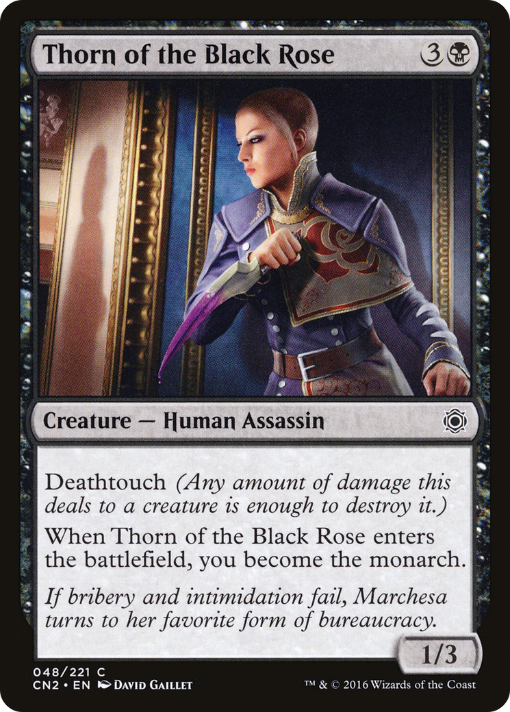 Thorn of the Black Rose (048) Foil - Conspiracy: Take the Crown