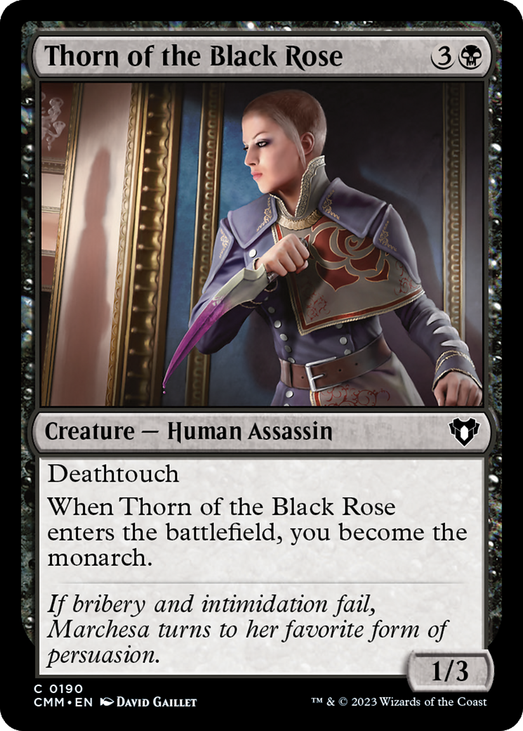 Thorn of the Black Rose (190) - Commander Masters