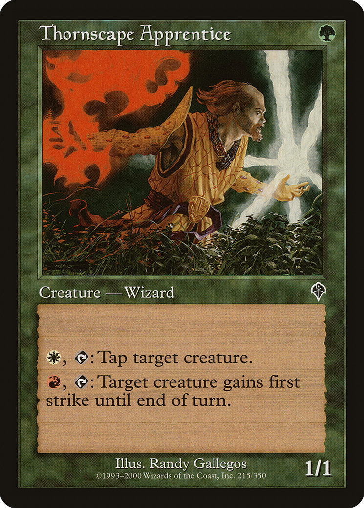 Thornscape Apprentice (215) Foil - Invasion