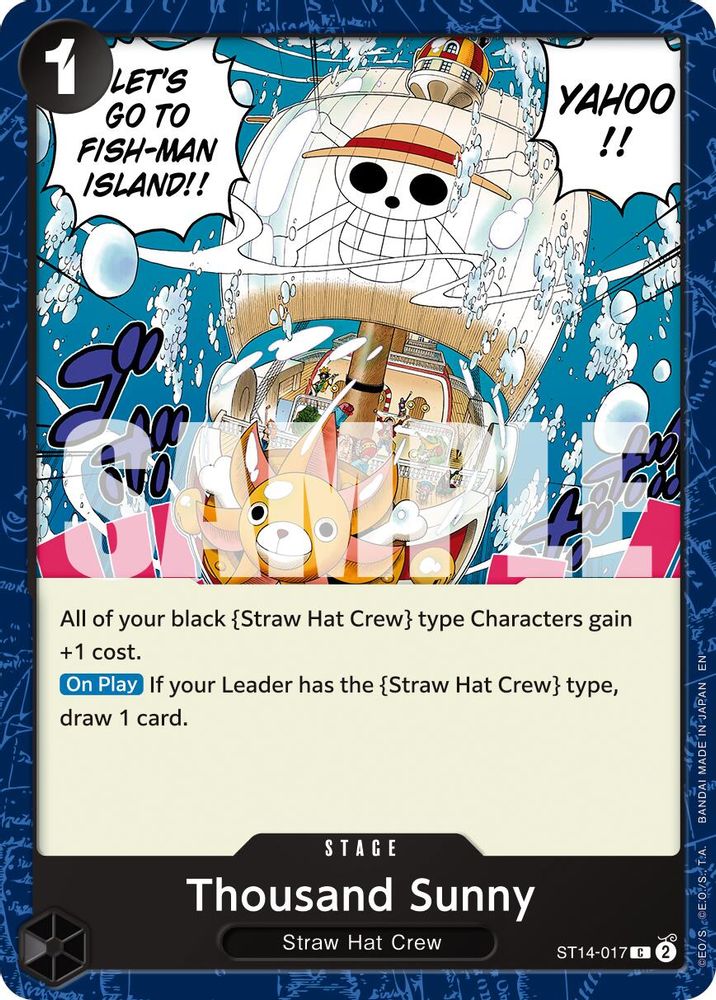 Thousand Sunny (Reprint) (ST14-017)