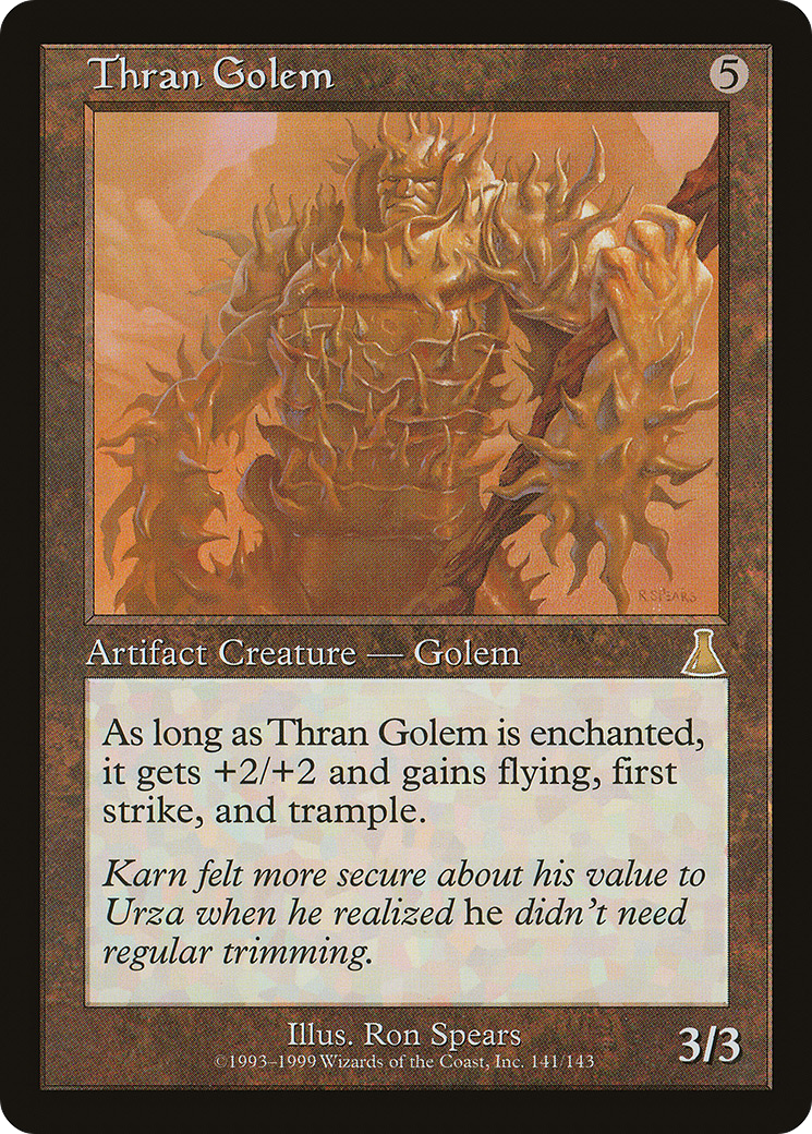 Thran Golem (141) Foil - Urza's Destiny