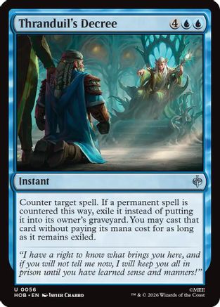 Thranduil's Decree (056) Foil - The Hobbit