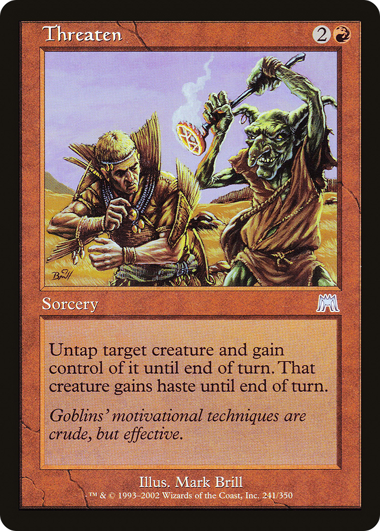 Threaten (241) Foil - Onslaught
