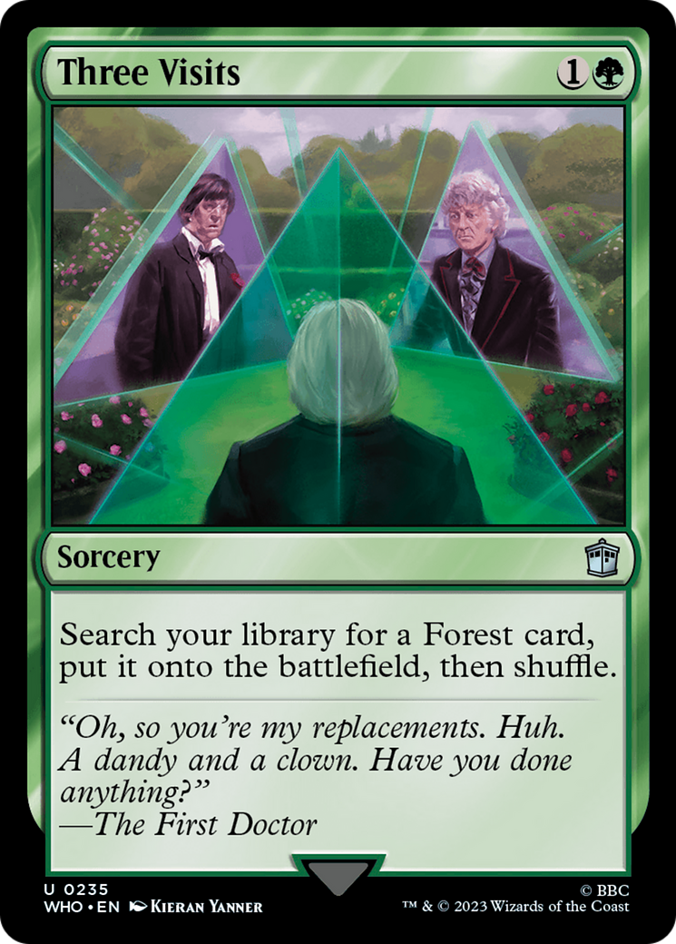 Three Visits (235) Foil - Doctor Who
