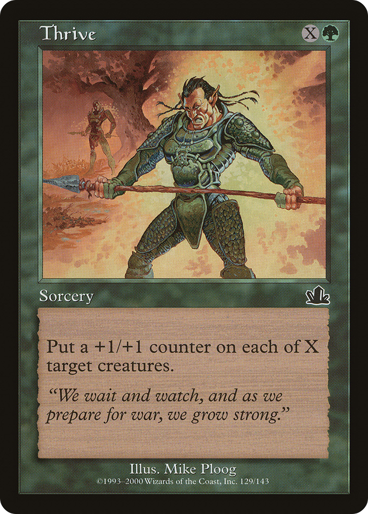 Thrive (129) Foil - Prophecy