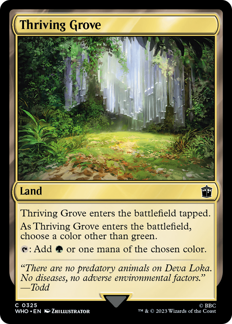 Thriving Grove (325) - Doctor Who