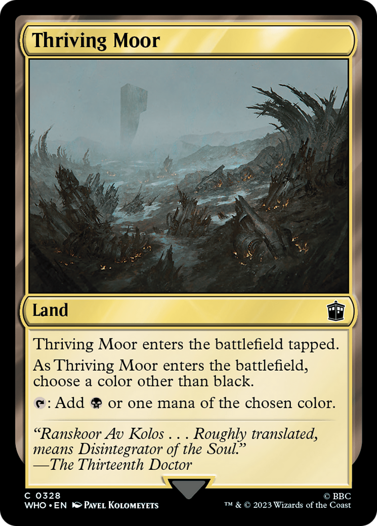 Thriving Moor (328) Foil - Doctor Who