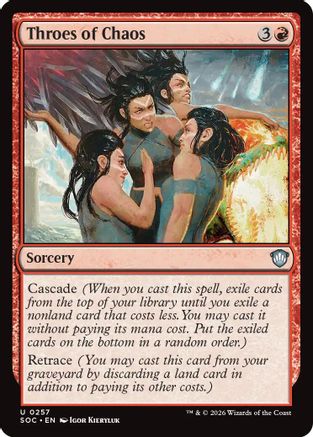 Throes of Chaos (257) - Commander: Secrets of Strixhaven