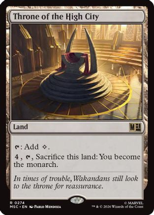 Throne of the High City (274) Surge Foil - Commander: Marvel Super Heroes