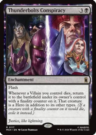 Thunderbolts Conspiracy (117) Foil - Marvel Super Heroes