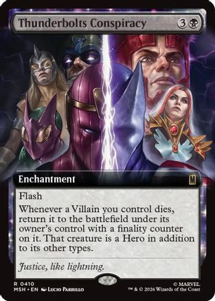 Thunderbolts Conspiracy (Extended Art) (410) Foil - Marvel Super Heroes