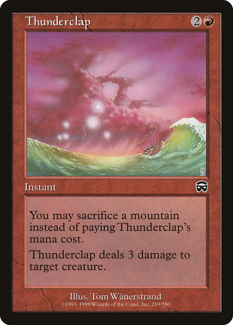 Thunderclap (219) Foil - Mercadian Masques