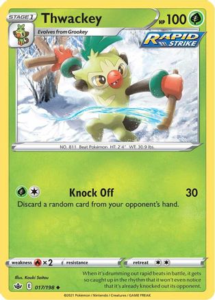 Thwackey (17) Reverse Holofoil - Chilling Reign