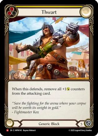 Thwart (MPW145) - Mastery Pack Warrior