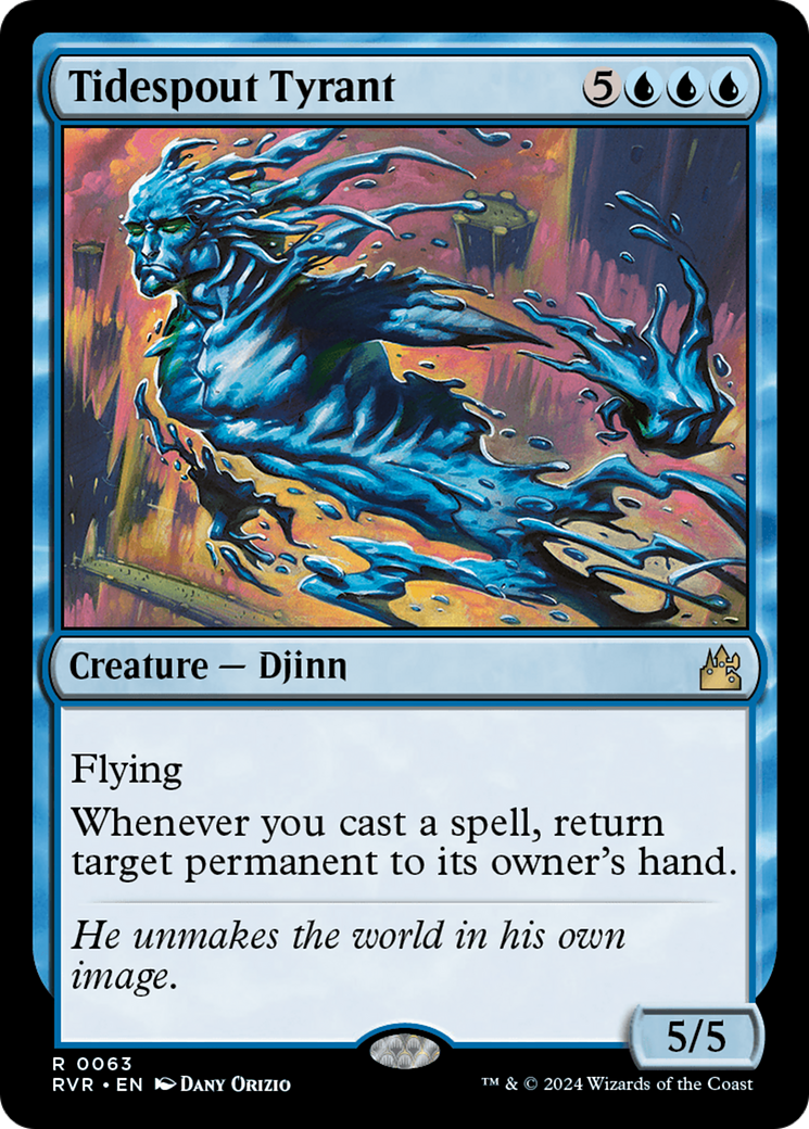 Tidespout Tyrant (063) Foil - Ravnica Remastered