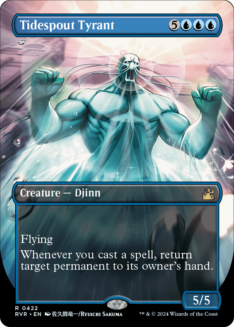 Tidespout Tyrant (Anime Borderless) (422) Foil - Ravnica Remastered