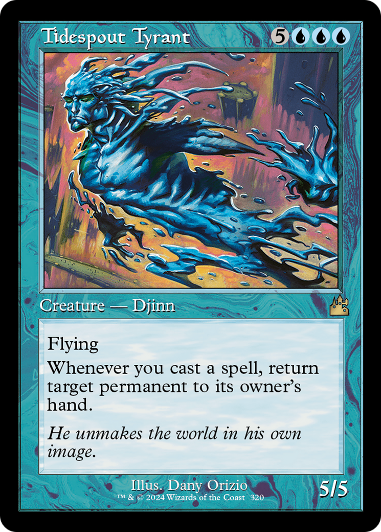 Tidespout Tyrant (Retro) (320) Foil - Ravnica Remastered