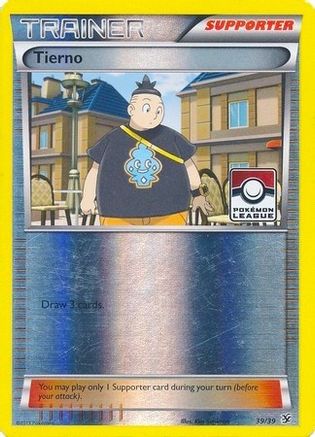 Tierno (Pokemon League) (39) Reverse Holofoil - League & Championship Cards