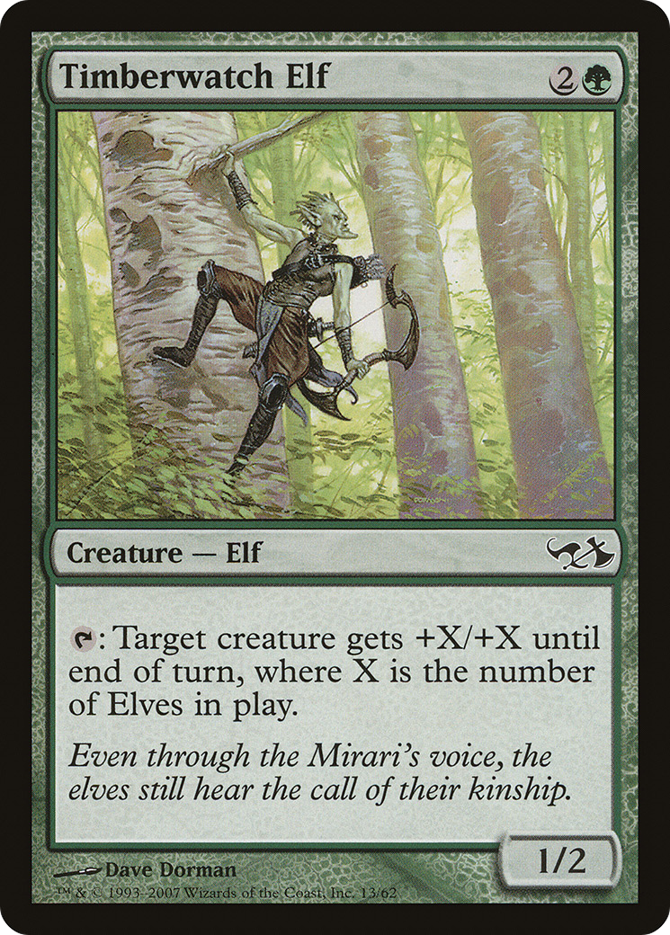 Timberwatch Elf (013) - Duel Decks: Elves vs. Goblins