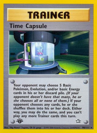 Time Capsule (90) (1st Edition) - Neo Genesis